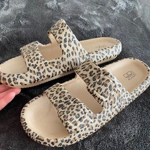 Cheetah Print Sandals